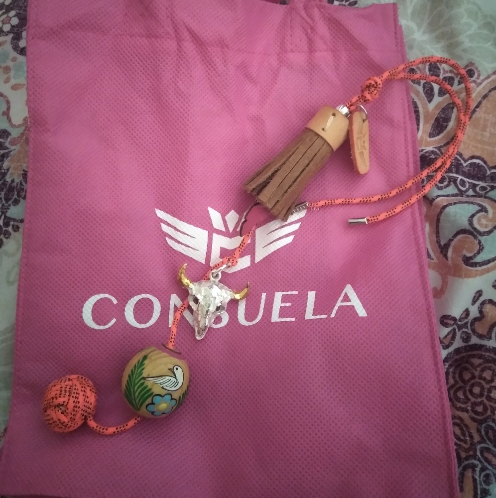 RARE consuela handbag charm!!
